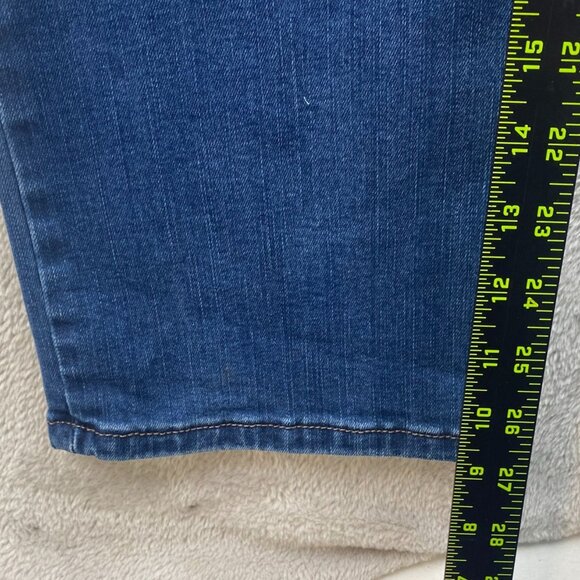 Lee Womens Jeans Size 16 Short Classic Fit Straight Leg Blue Denim Casual Pocket - Picture 7 of 16